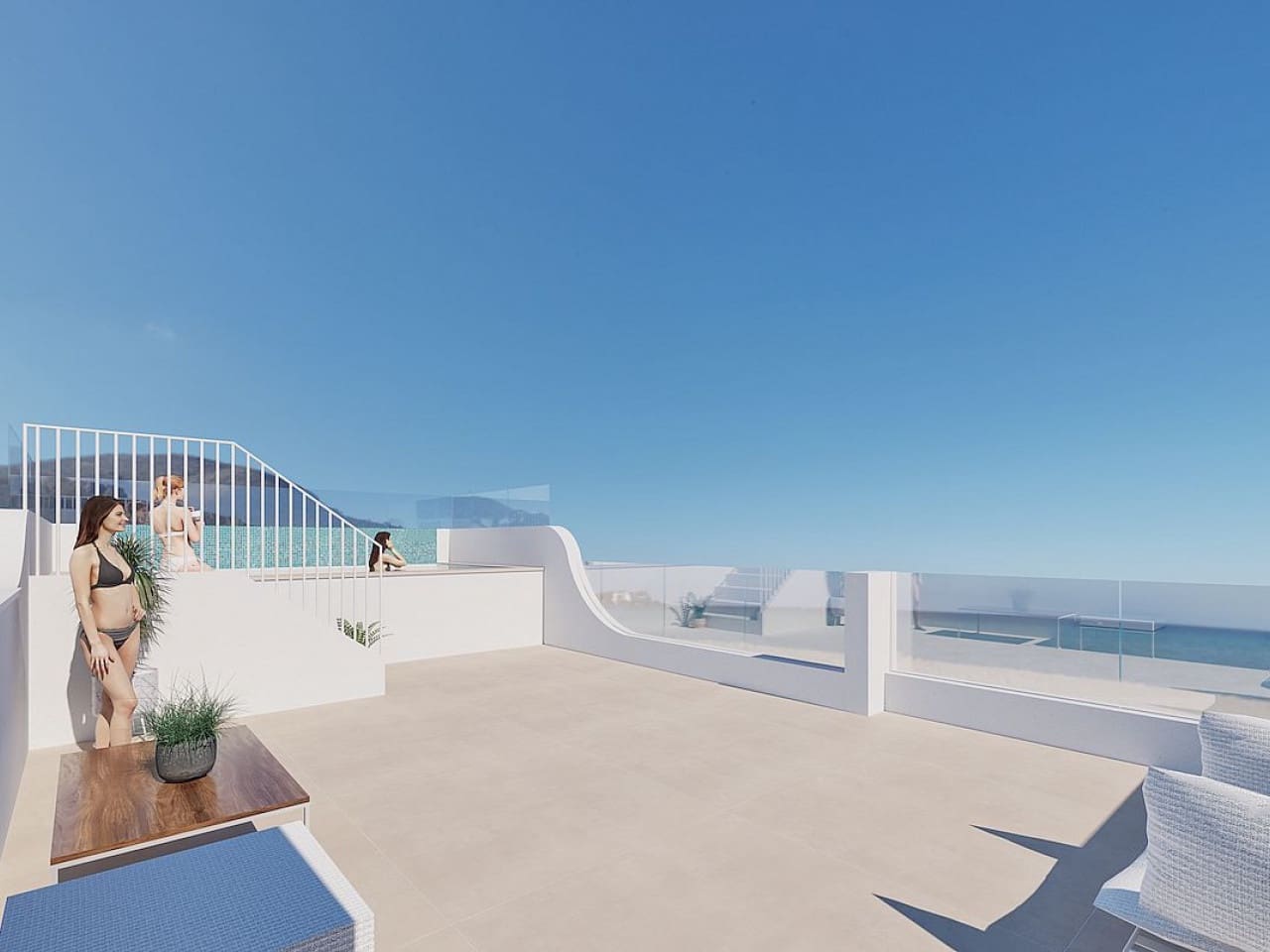 2 soverom Rekkehus til salgs i Torre de la Horadada med svømmebasseng - € 334 000 (Ref: 9318911)