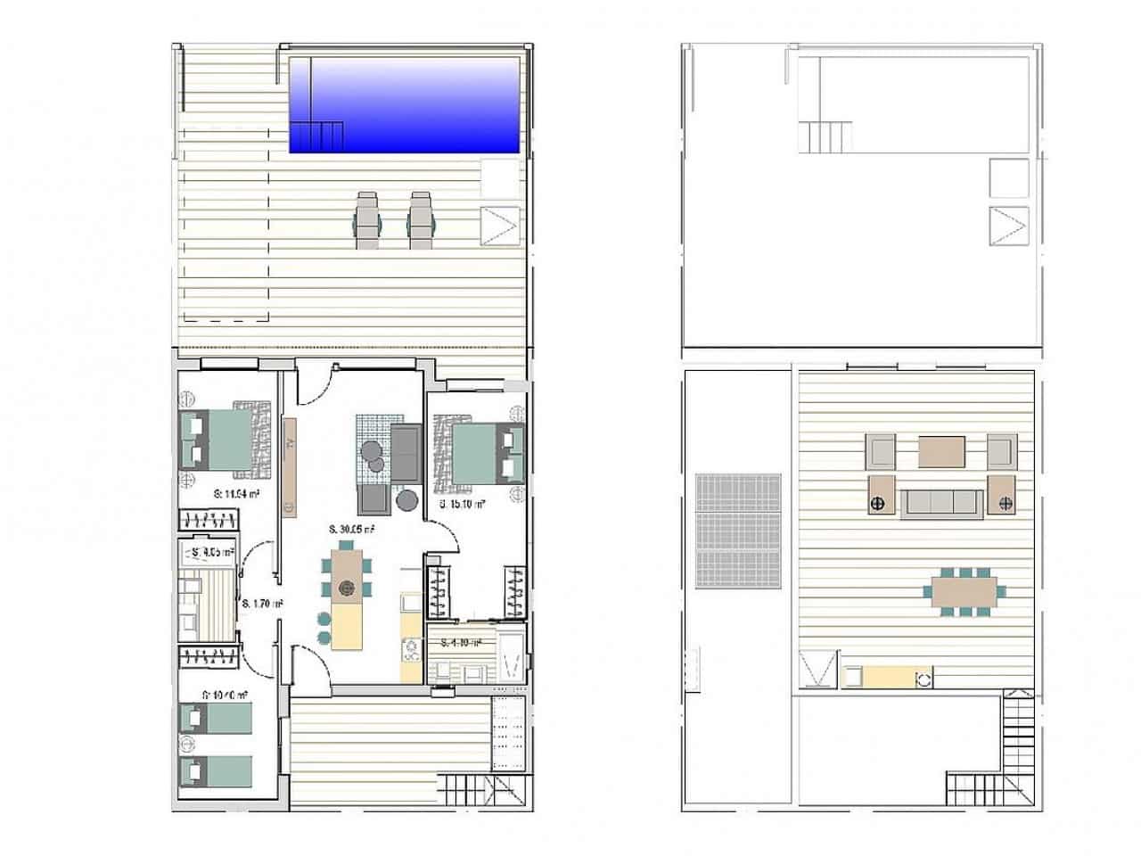 2 soverom Villa til salgs i Roldan med svømmebasseng garasje - € 259 900 (Ref: 9318928)