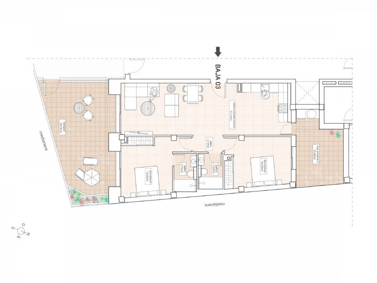 3 bedroom Apartment for sale in Hondon de las Nieves with pool - € 305,000 (Ref: 9318933)