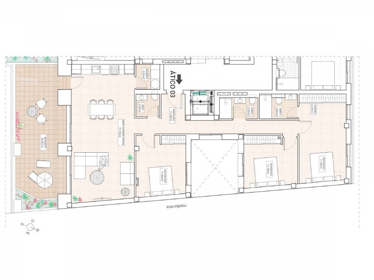 3 bedroom Apartment for sale in Hondon de las Nieves with pool - € 305,000 (Ref: 9318933)