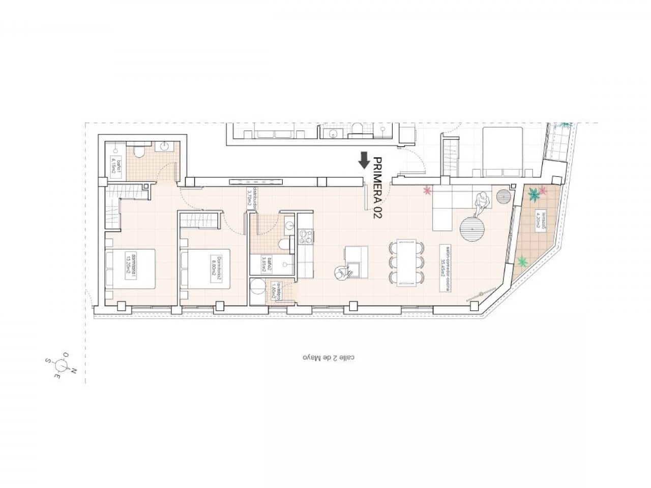 2 soveværelse Penthouse til salg i Hondon de las Nieves med swimmingpool - € 220.000 (Ref: 9318934)