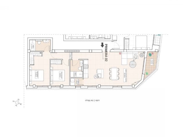 2 soveværelse Penthouse til salg i Hondón de las Nieves med swimmingpool - € 220.000 (Ref: 9318934)