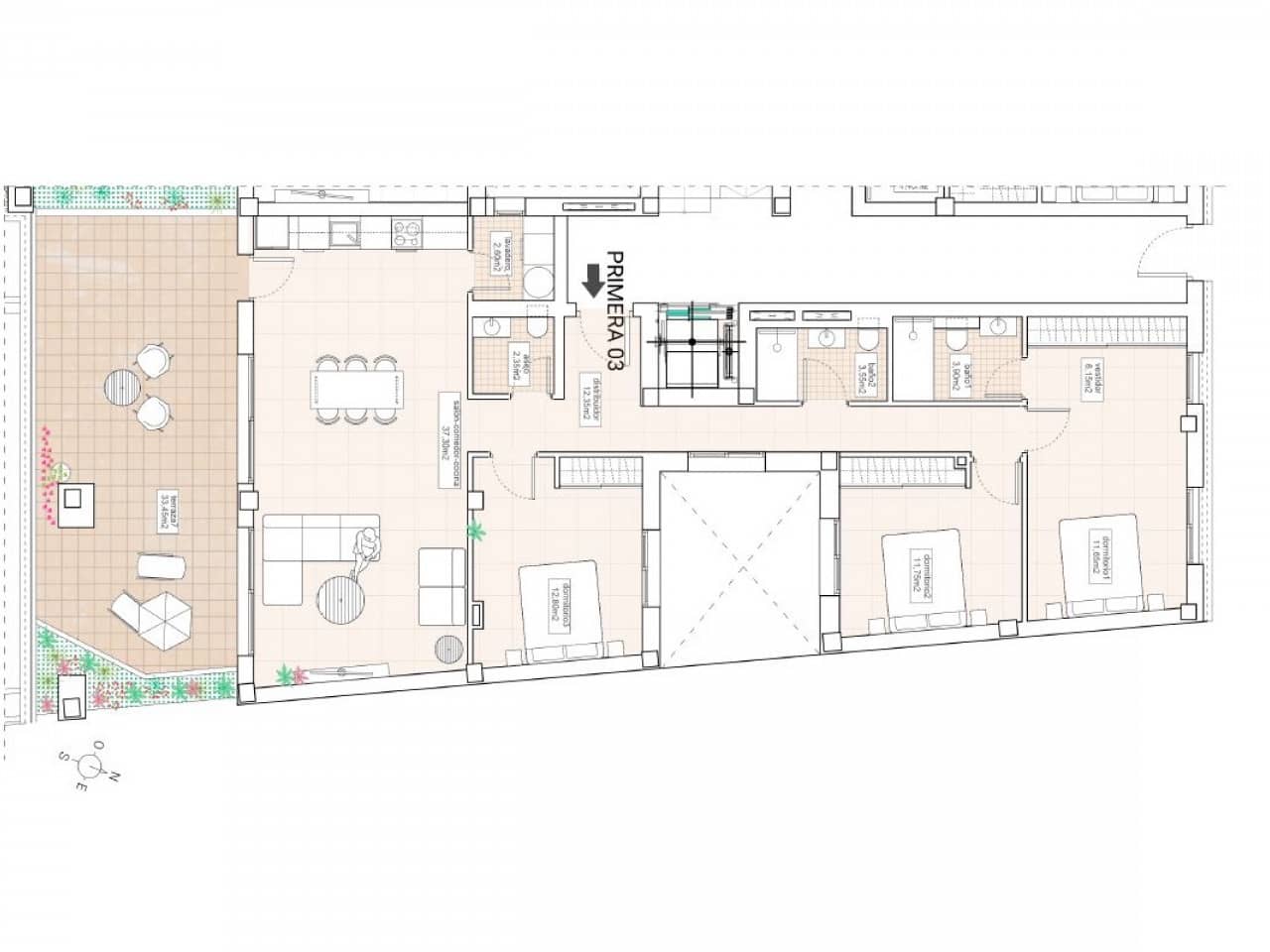 2 soveværelse Penthouse til salg i Hondon de las Nieves med swimmingpool - € 220.000 (Ref: 9318934)