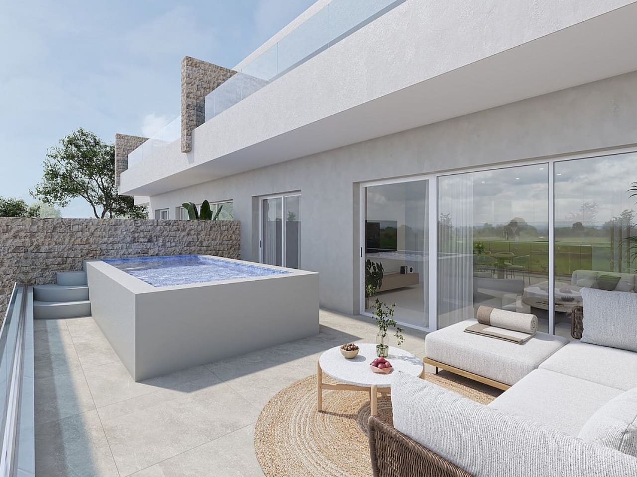 2 bedroom Terraced Villa for sale in Pilar de la Horadada with pool - € 329,900 (Ref: 9318943)