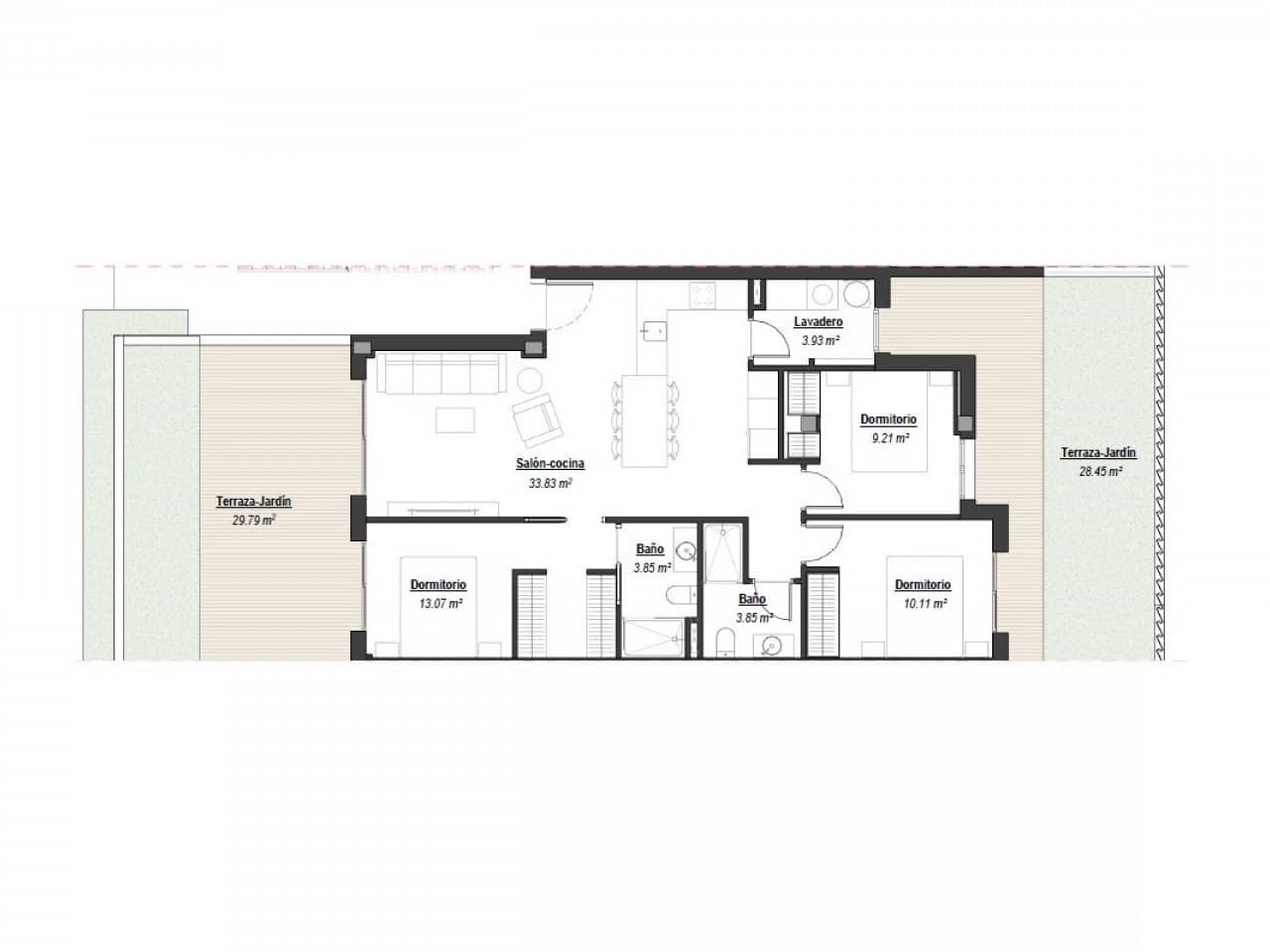 3 soveværelse Rækkehus til salg i Los Alcazares med swimmingpool - € 320.000 (Ref: 9318946)