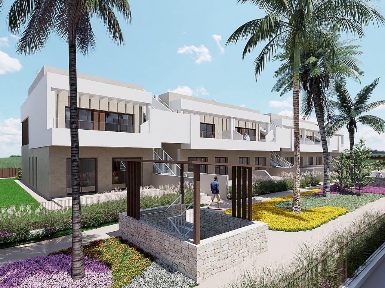 3 sypialnia Dom szeregowy na sprzedaż w Los Alcazares z basenem - 350 000 € (Ref: 9318947)