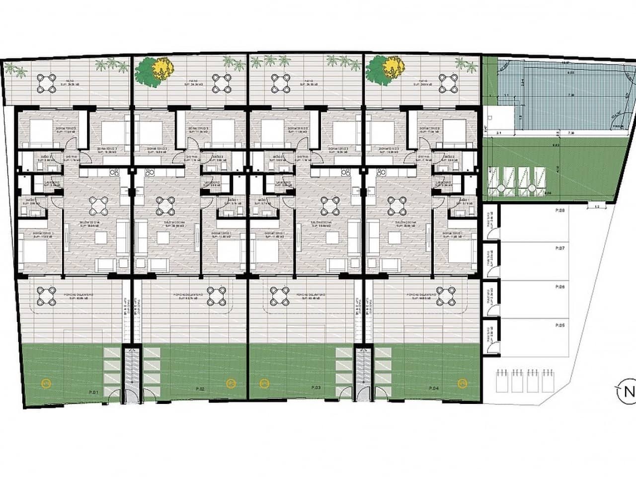 3 sypialnia Dom szeregowy na sprzedaż w Lo Pagan z basenem - 339 900 € (Ref: 9318950)