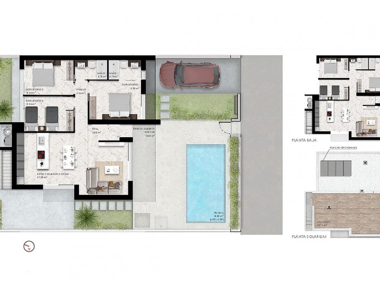 3 bedroom Villa for sale in Ciudad Quesada with pool - € 496,000 (Ref: 9318953)