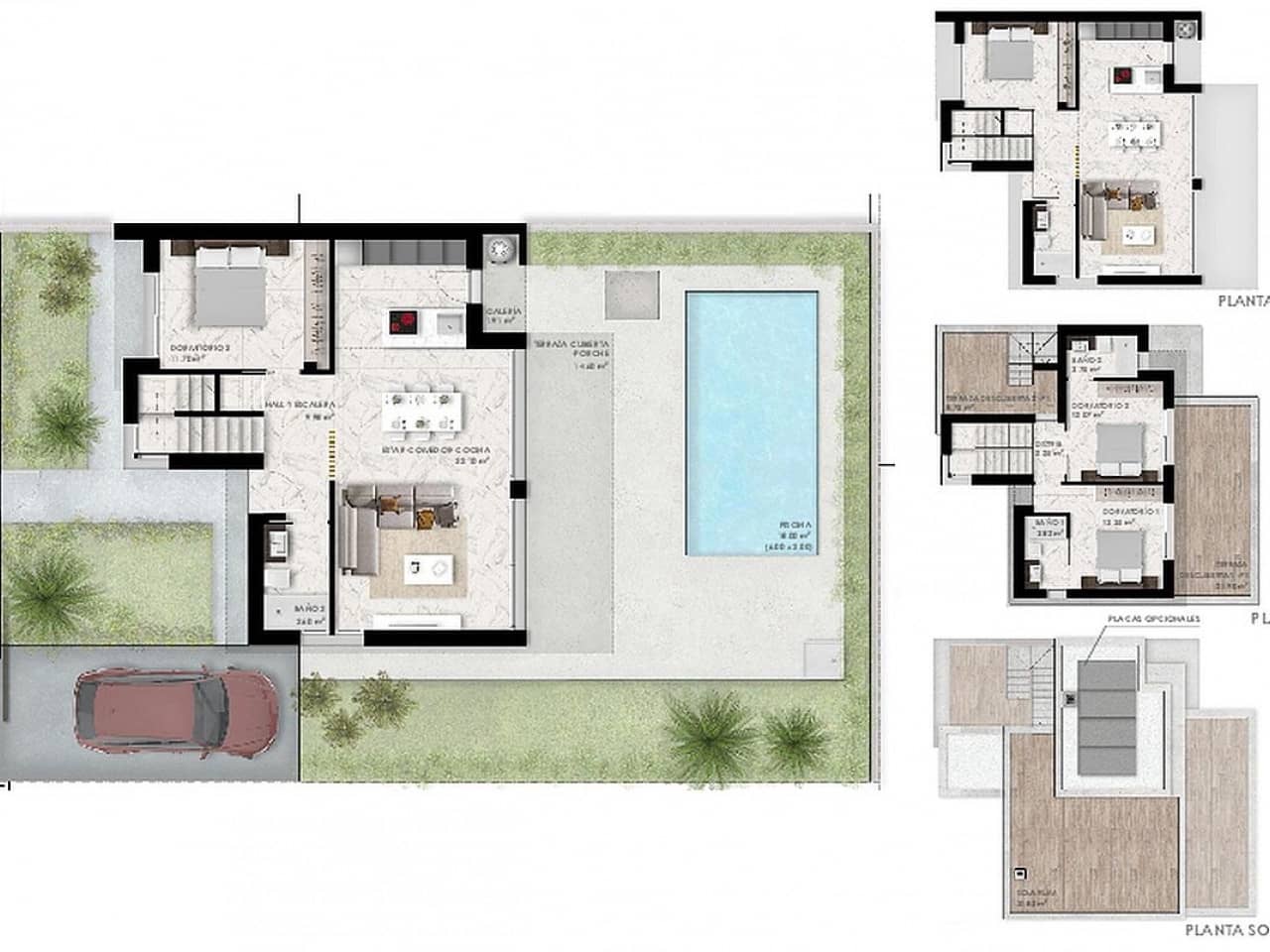 3 bedroom Villa for sale in Ciudad Quesada with pool - € 496,000 (Ref: 9318954)