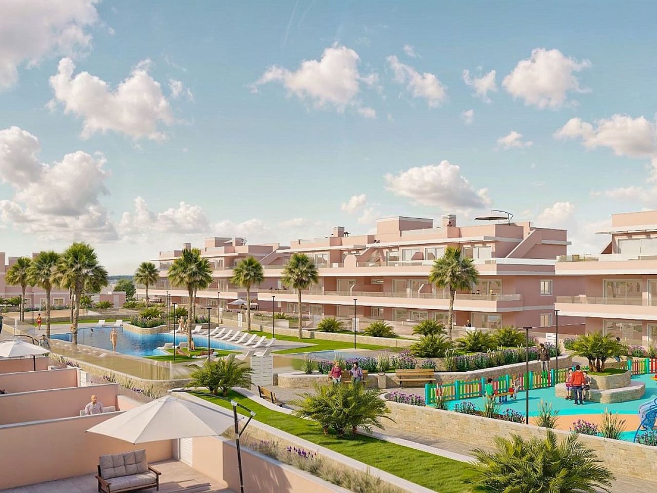 Ático de 3 habitaciones en Pilar de la Horadada en venta con piscina - 399.900 € (Ref: 9318955)