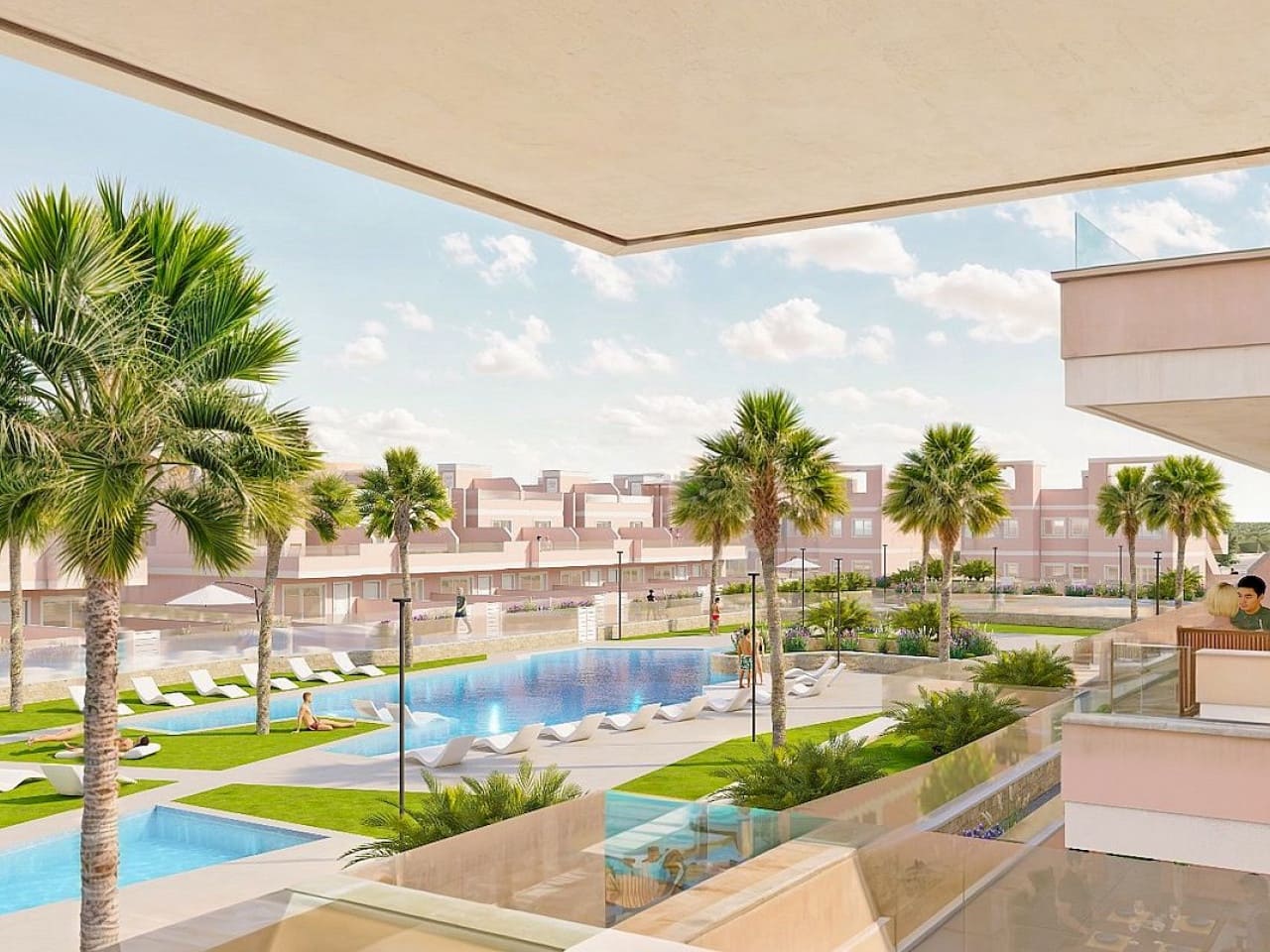 3 soveværelse Rækkehus til salg i Pilar de la Horadada med swimmingpool - € 289.900 (Ref: 9318956)