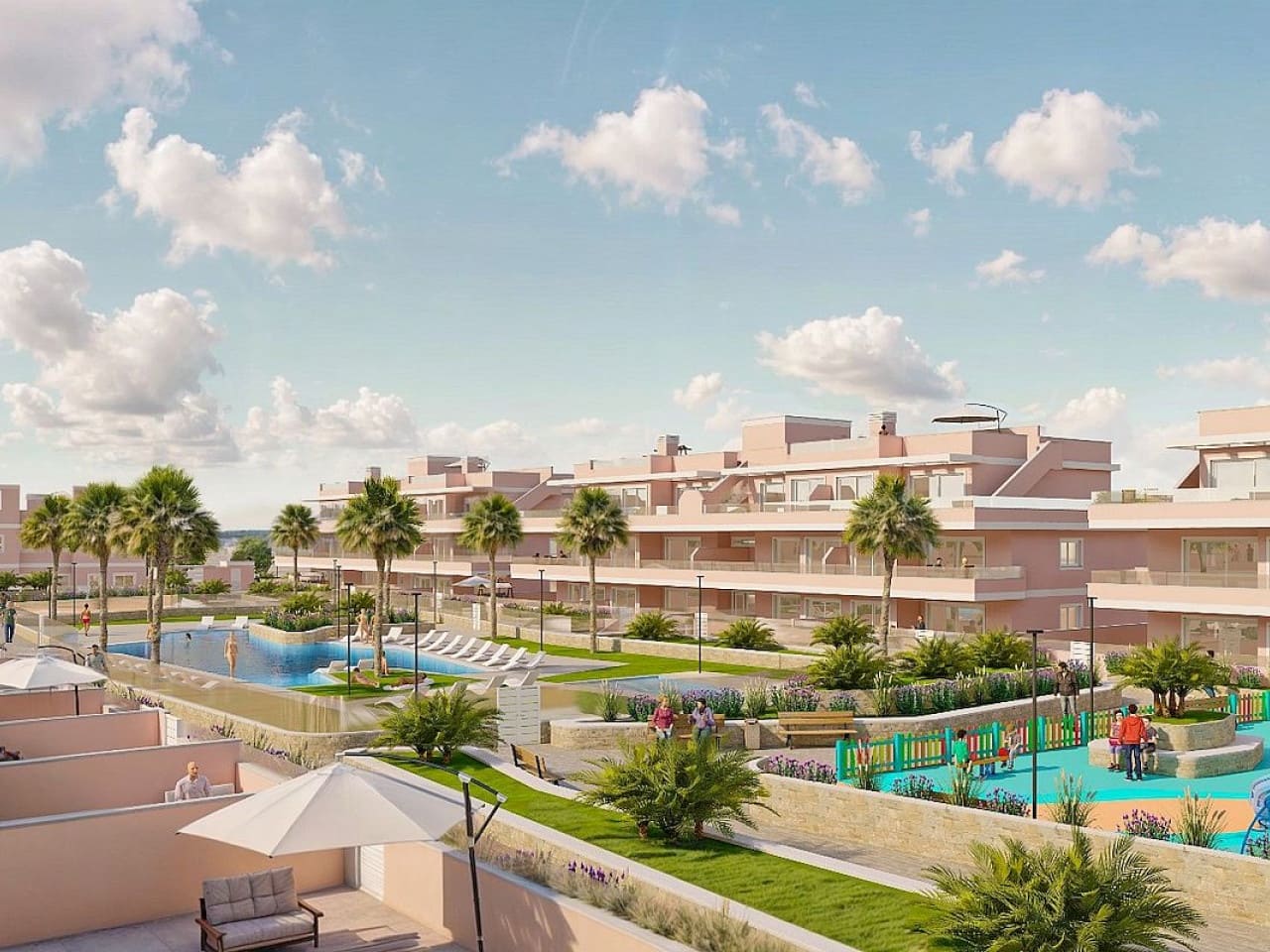 3 quarto Moradia em Banda para venda em Pilar de la Horadada com piscina - 274 900 € (Ref: 9318957)