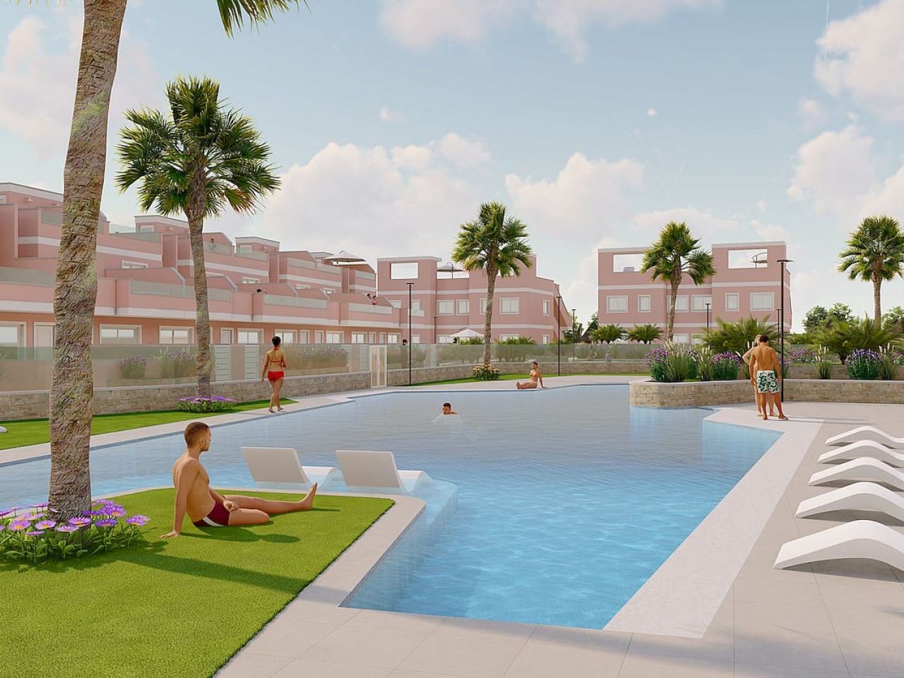 3 quarto Casa em Banda para venda em Pilar de la Horadada com piscina - 309 900 € (Ref: 9318958)