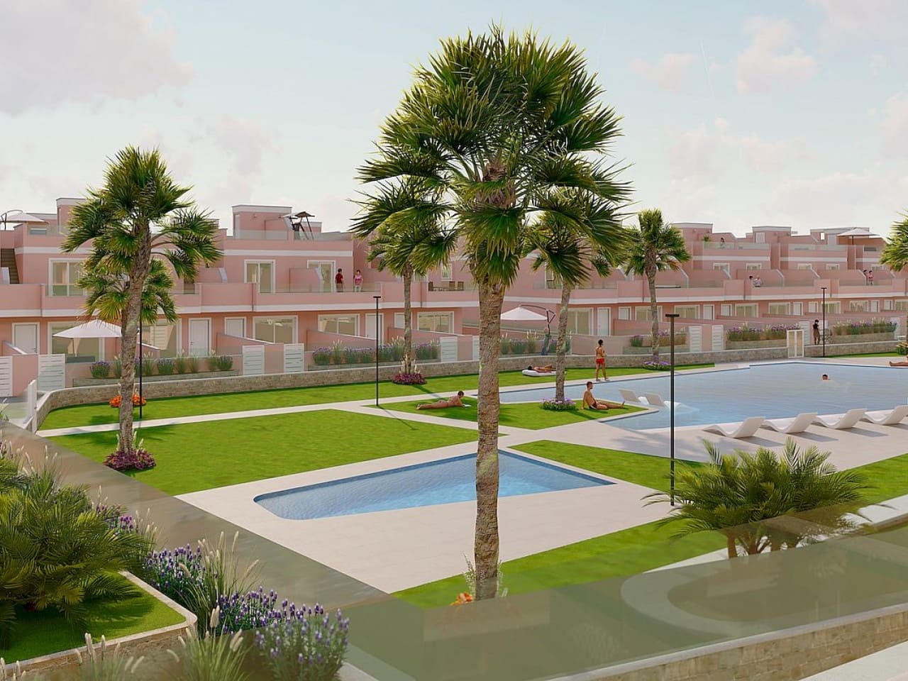 3 quarto Casa em Banda para venda em Pilar de la Horadada com piscina - 309 900 € (Ref: 9318958)