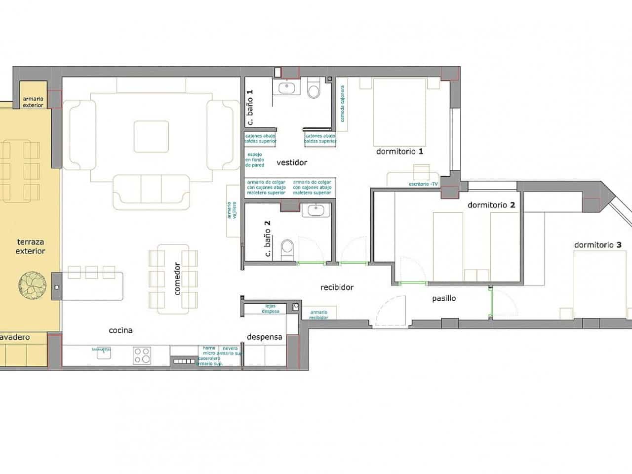 3 soverom Penthouse til salgs i Almoradi med svømmebasseng - € 257 900 (Ref: 9318970)