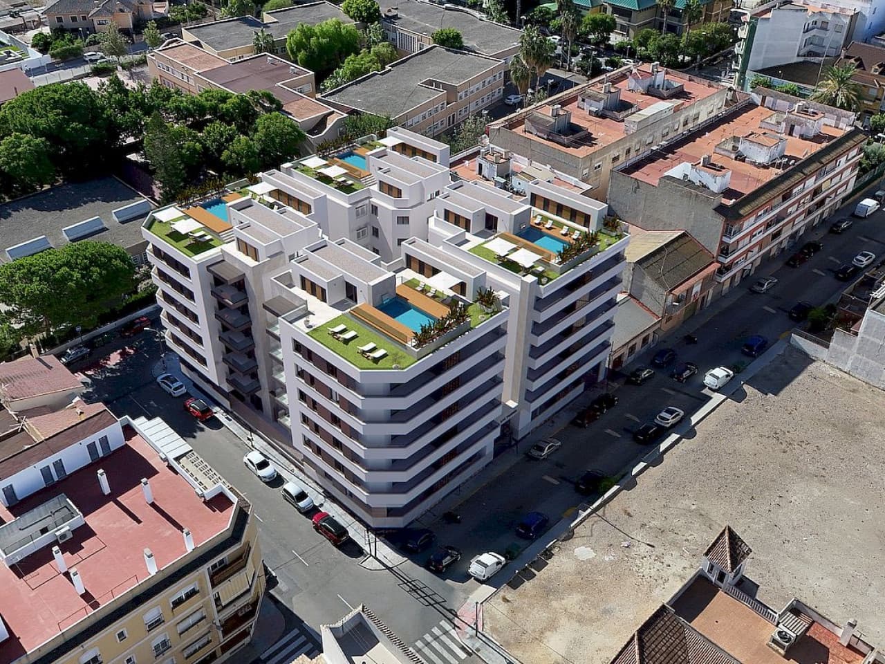 3 soverom Penthouse til salgs i Almoradi med svømmebasseng - € 257 900 (Ref: 9318970)