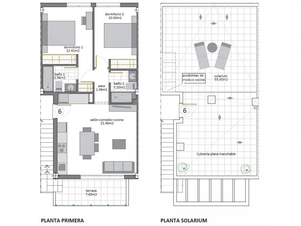 2 soveværelse Rækkehus til salg i San Pedro del Pinatar med swimmingpool - € 299.950 (Ref: 9318986)