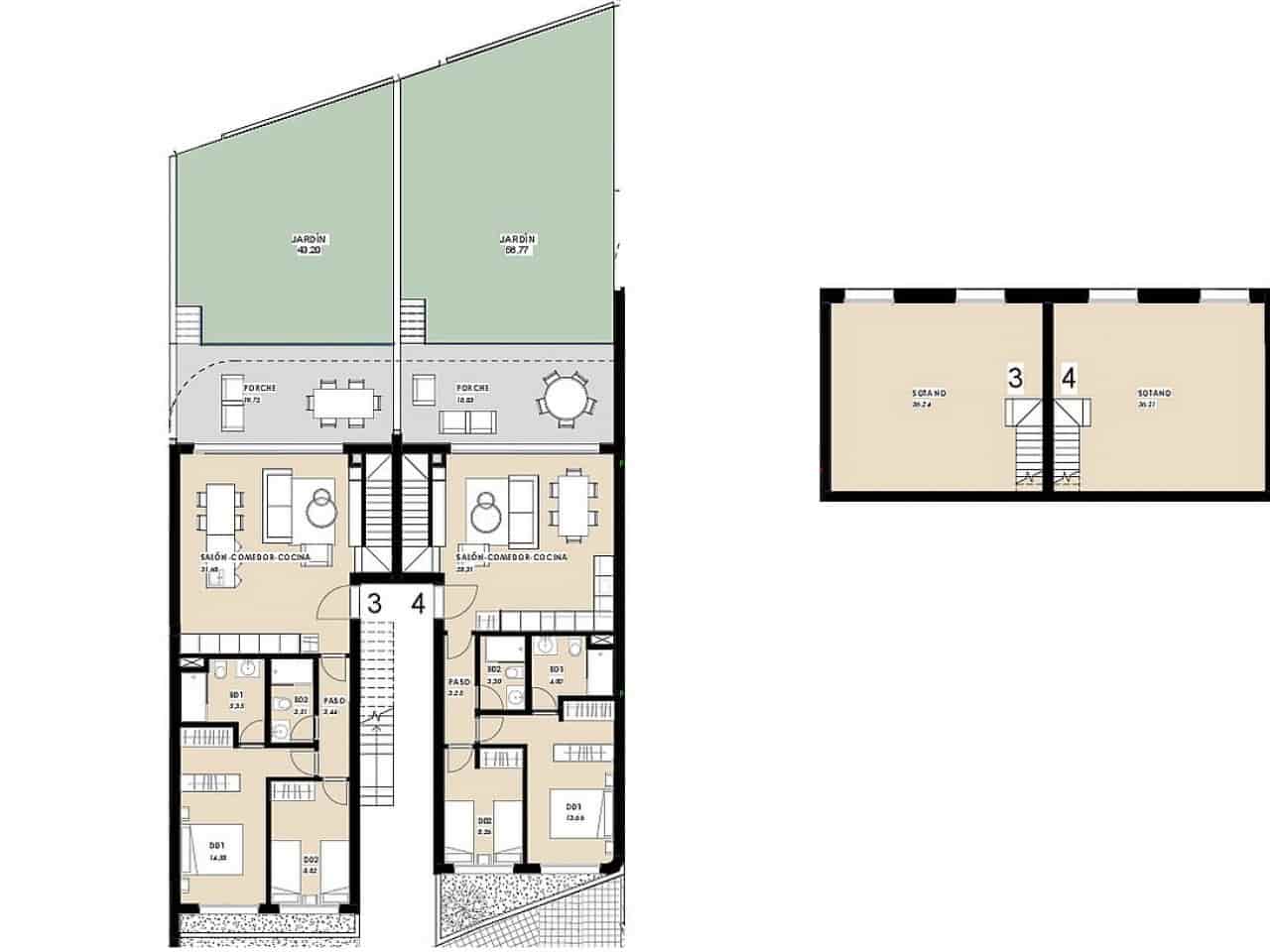 2 sypialnia Dom szeregowy na sprzedaż w La Mata z basenem - 550 000 € (Ref: 9318991)