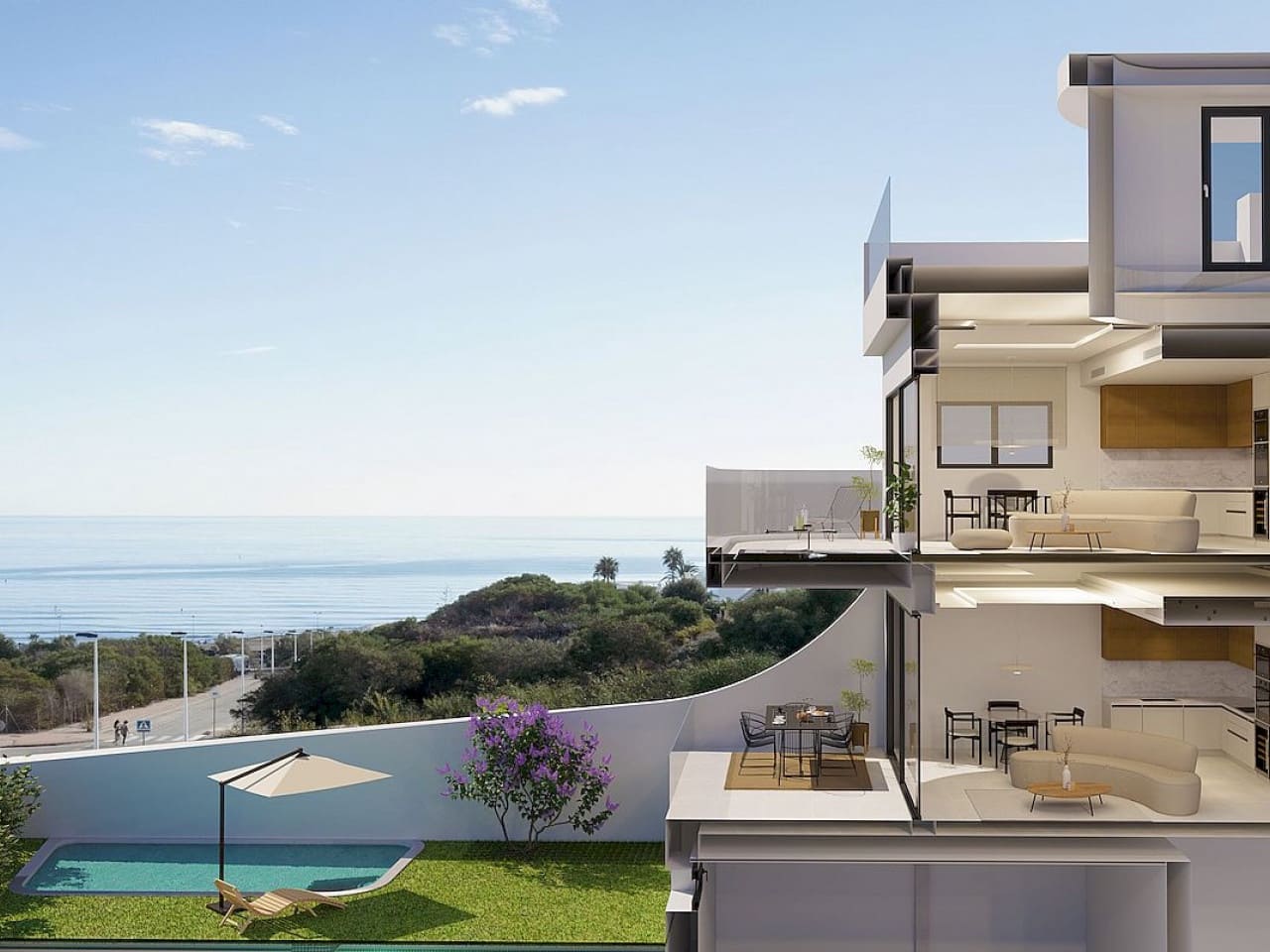 2 sypialnia Dom szeregowy na sprzedaż w La Mata z basenem - 550 000 € (Ref: 9318991)