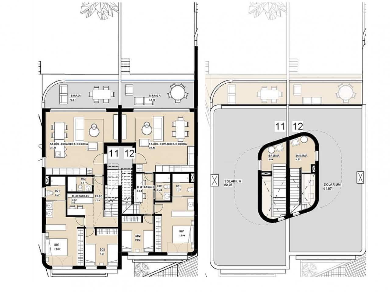 2 soverom Rekkehus til salgs i La Mata med svømmebasseng - € 620 000 (Ref: 9318992)