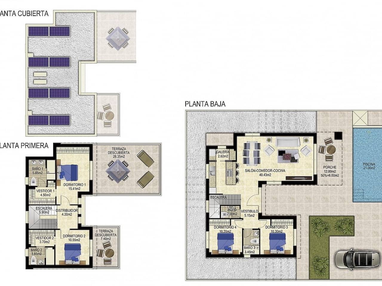 4 sypialnia Willa na sprzedaż w Los Montesinos z basenem - 649 000 € (Ref: 9318999)