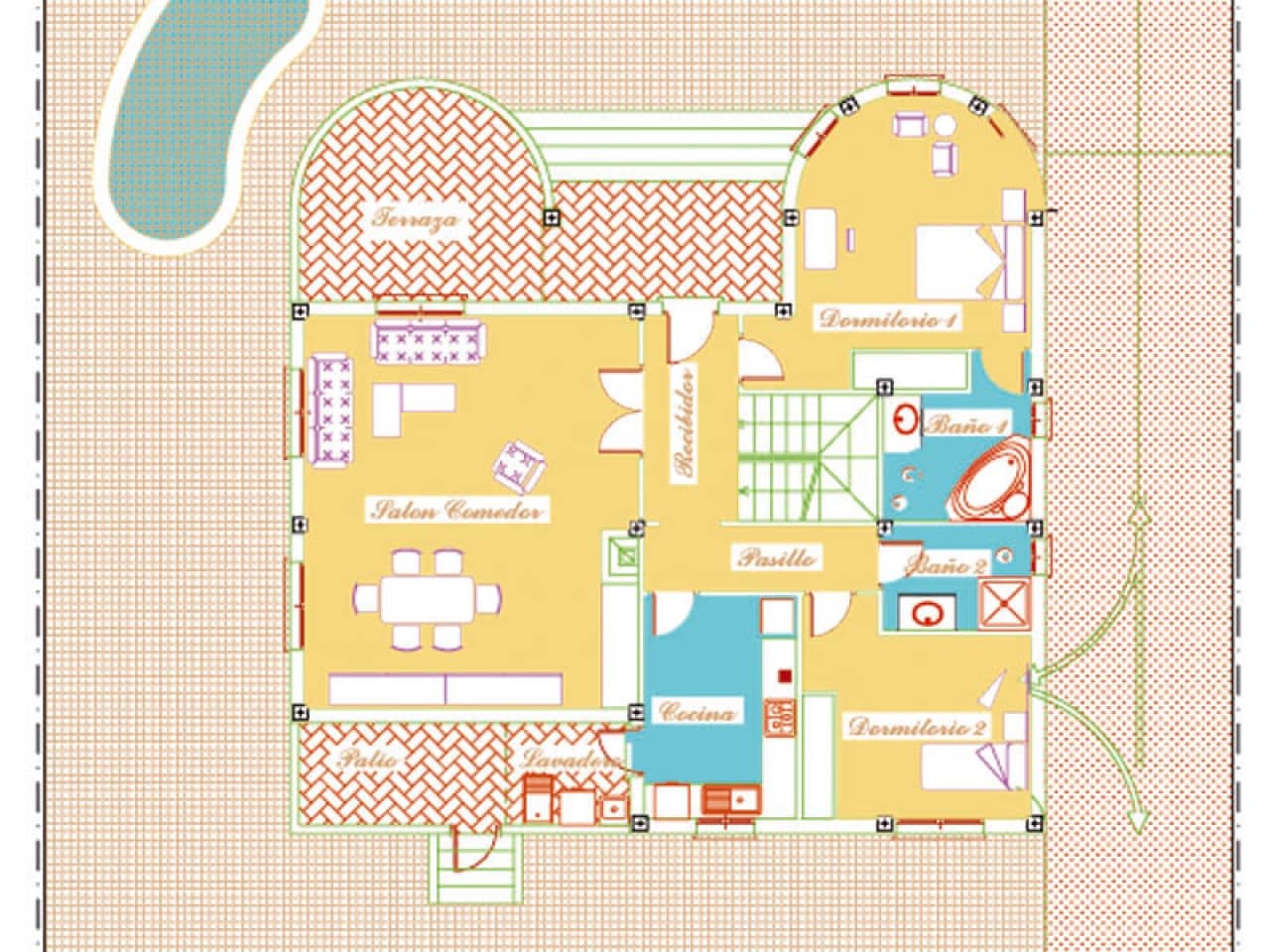 3 makuuhuone Huvila myytävänä paikassa Los Altos mukana uima-altaan - 550 000 € (Ref: 9319003)