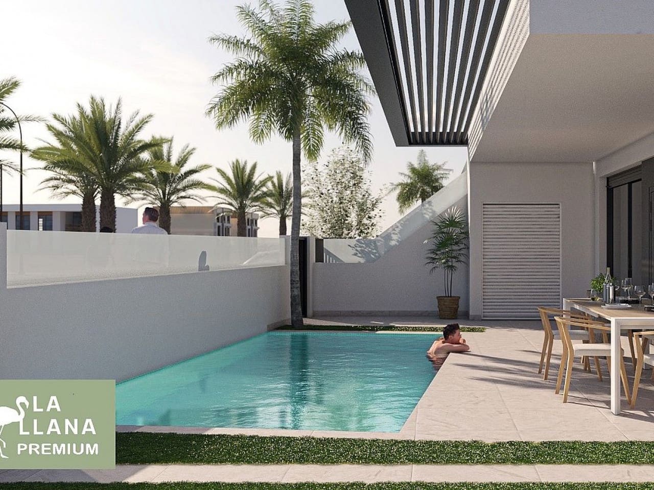 3 makuuhuone Rivitalo myytävänä paikassa San Pedro del Pinatar mukana uima-altaan - 409 000 € (Ref: 9319010)