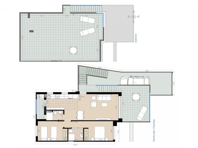 2 makuuhuone Rivitalo myytävänä paikassa Torre de la Horadada, Pilar de la Horadada mukana uima-altaan - 369 900 € (Ref: 9319014)