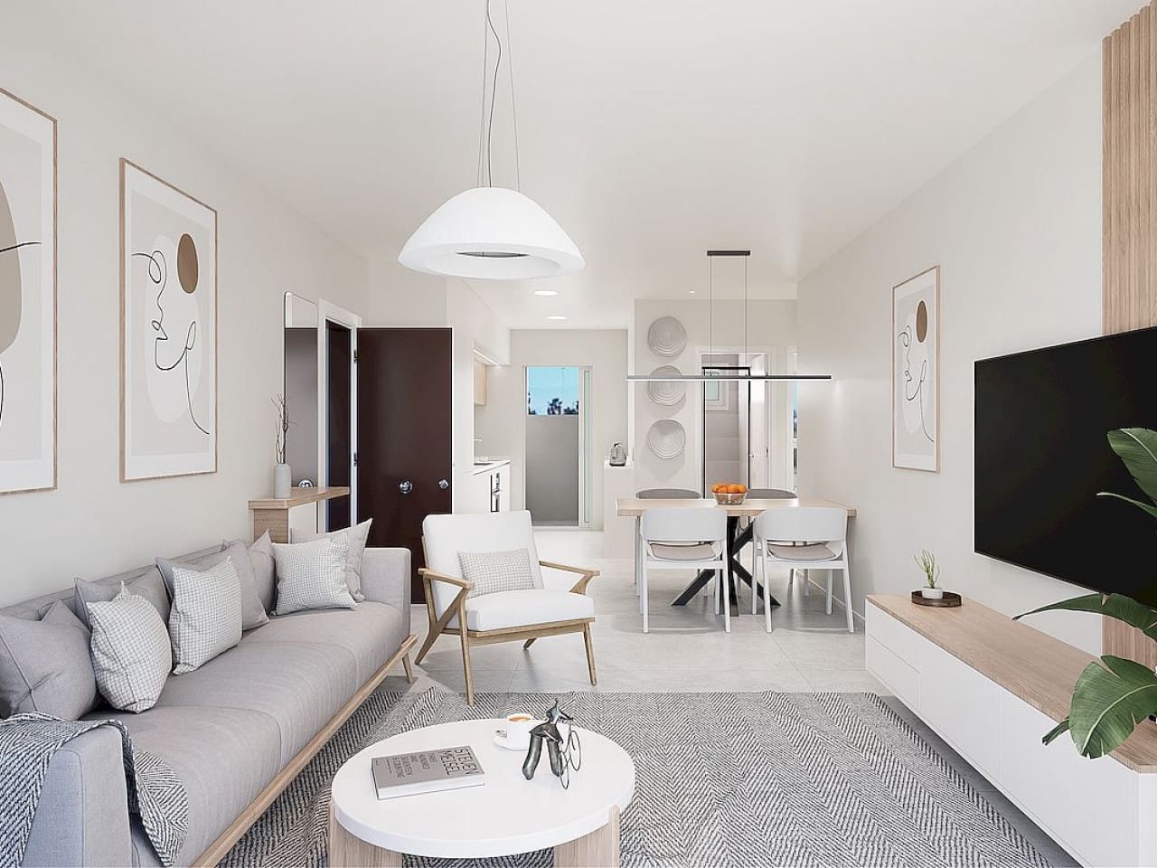 2 soveværelse Rækkehus til salg i Torre de la Horadada med swimmingpool - € 369.900 (Ref: 9319014)