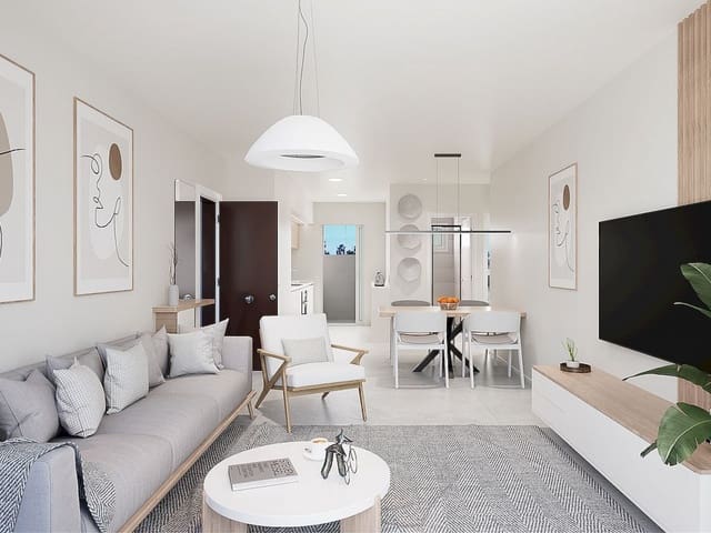 2 makuuhuone Rivitalo myytävänä paikassa Torre de la Horadada, Pilar de la Horadada mukana uima-altaan - 369 900 € (Ref: 9319014)