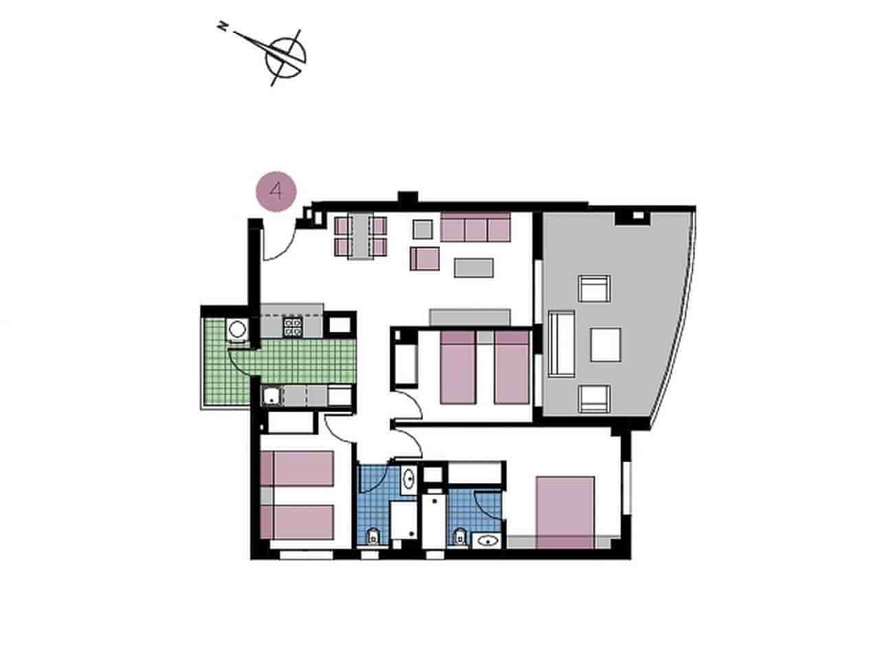 3 makuuhuone Kattohuoneisto myytävänä paikassa Pilar de la Horadada mukana uima-altaan - 489 000 € (Ref: 9319016)