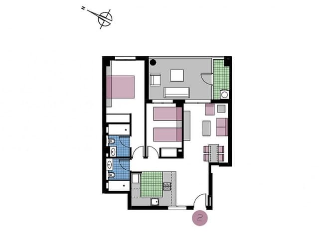 3 makuuhuone Kattohuoneisto myytävänä paikassa Mil Palmeras, Pilar de la Horadada mukana uima-altaan - 489 000 € (Ref: 9319016)
