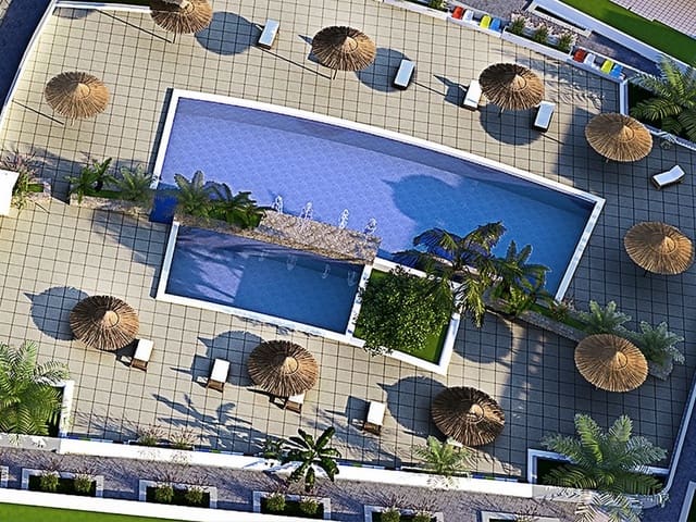 3 makuuhuone Kattohuoneisto myytävänä paikassa Mil Palmeras, Pilar de la Horadada mukana uima-altaan - 489 000 € (Ref: 9319016)