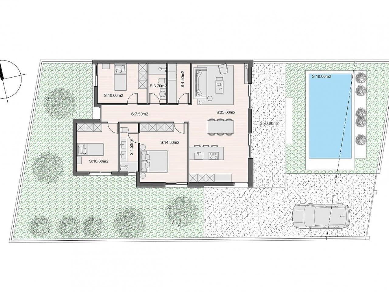 3 camera da letto Villa in vendita in Molina de Segura con piscina - 379.000 € (Rif: 9319017)