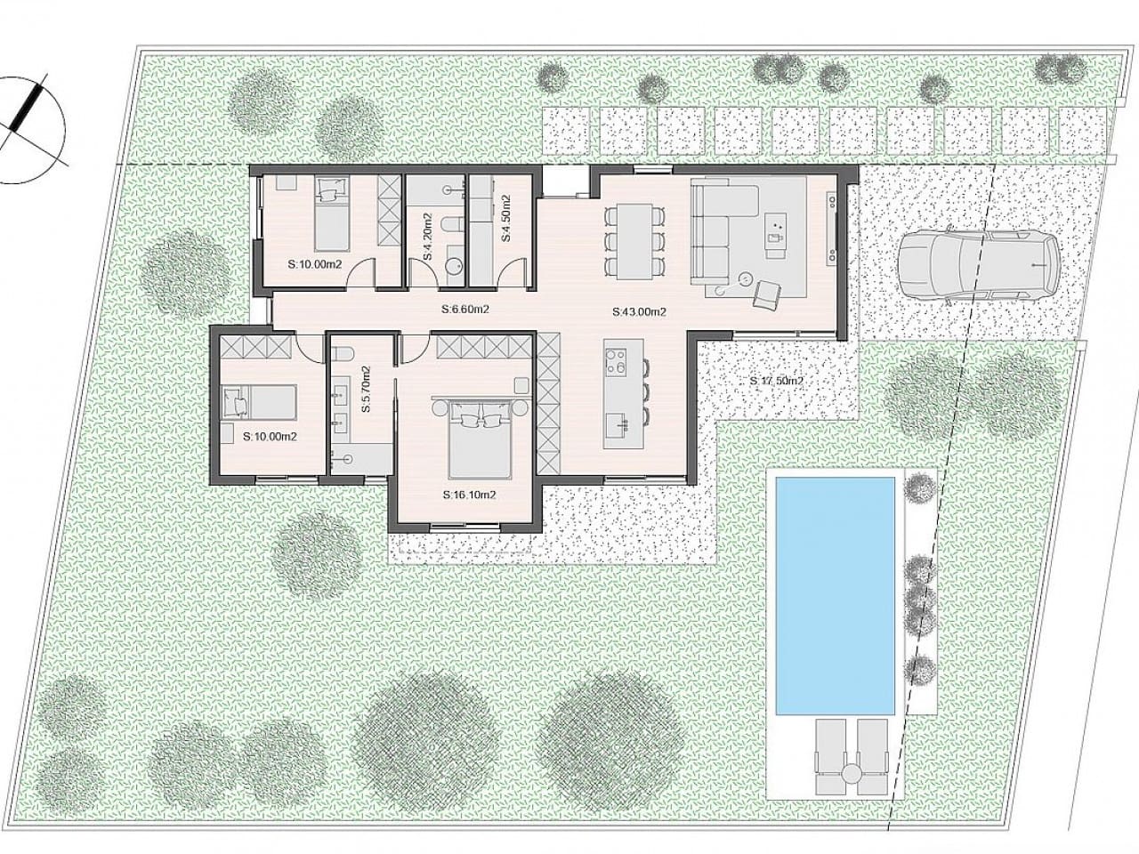 3 soveværelse Villa til salg i Molina de Segura med swimmingpool - € 485.000 (Ref: 9319018)
