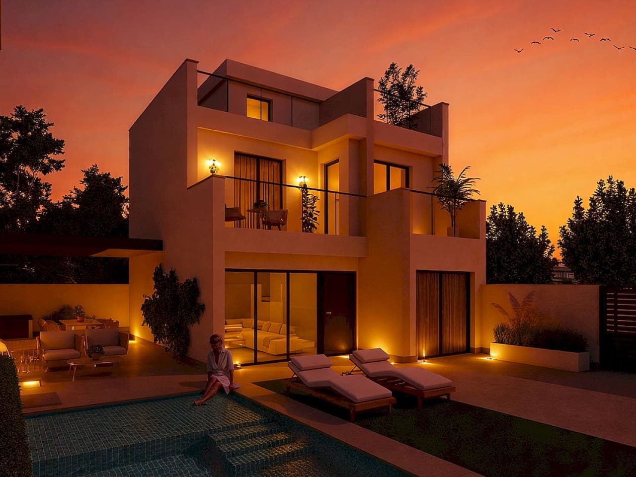 3 slaapkamer Villa te koop in Los Narejos met zwembad - € 659.000 (Ref: 9319023)