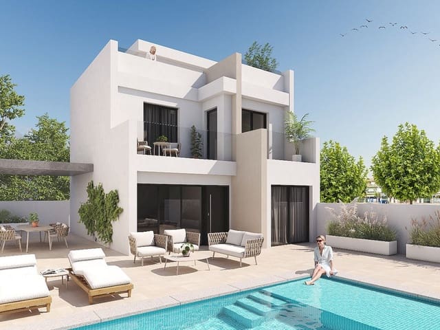 3 slaapkamer Villa te koop in Los Narejos, Los Alcázares met zwembad - € 659.000 (Ref: 9319023)