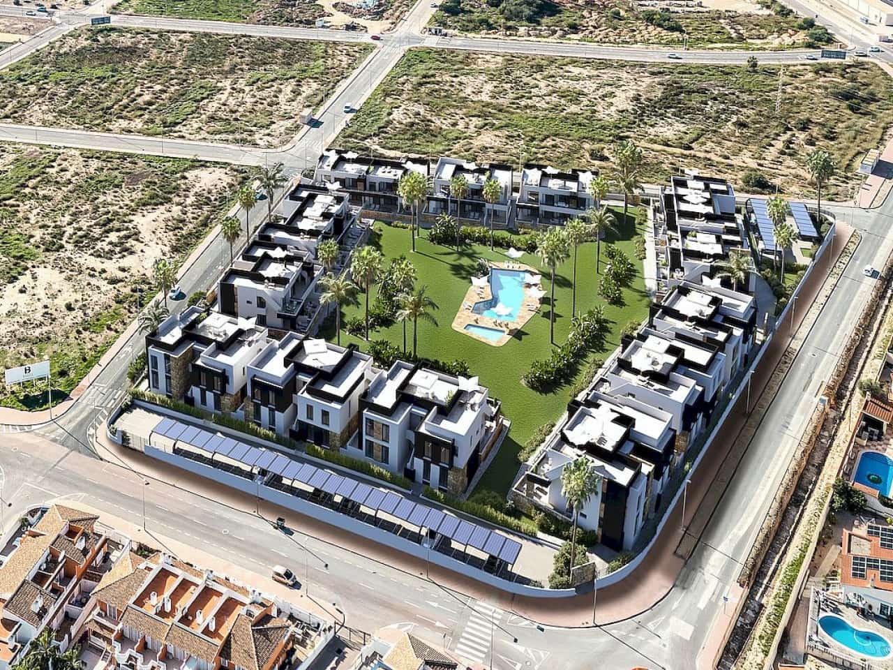 2 soverom Rekkehus til salgs i Ciudad Quesada med svømmebasseng - € 279 000 (Ref: 9319027)