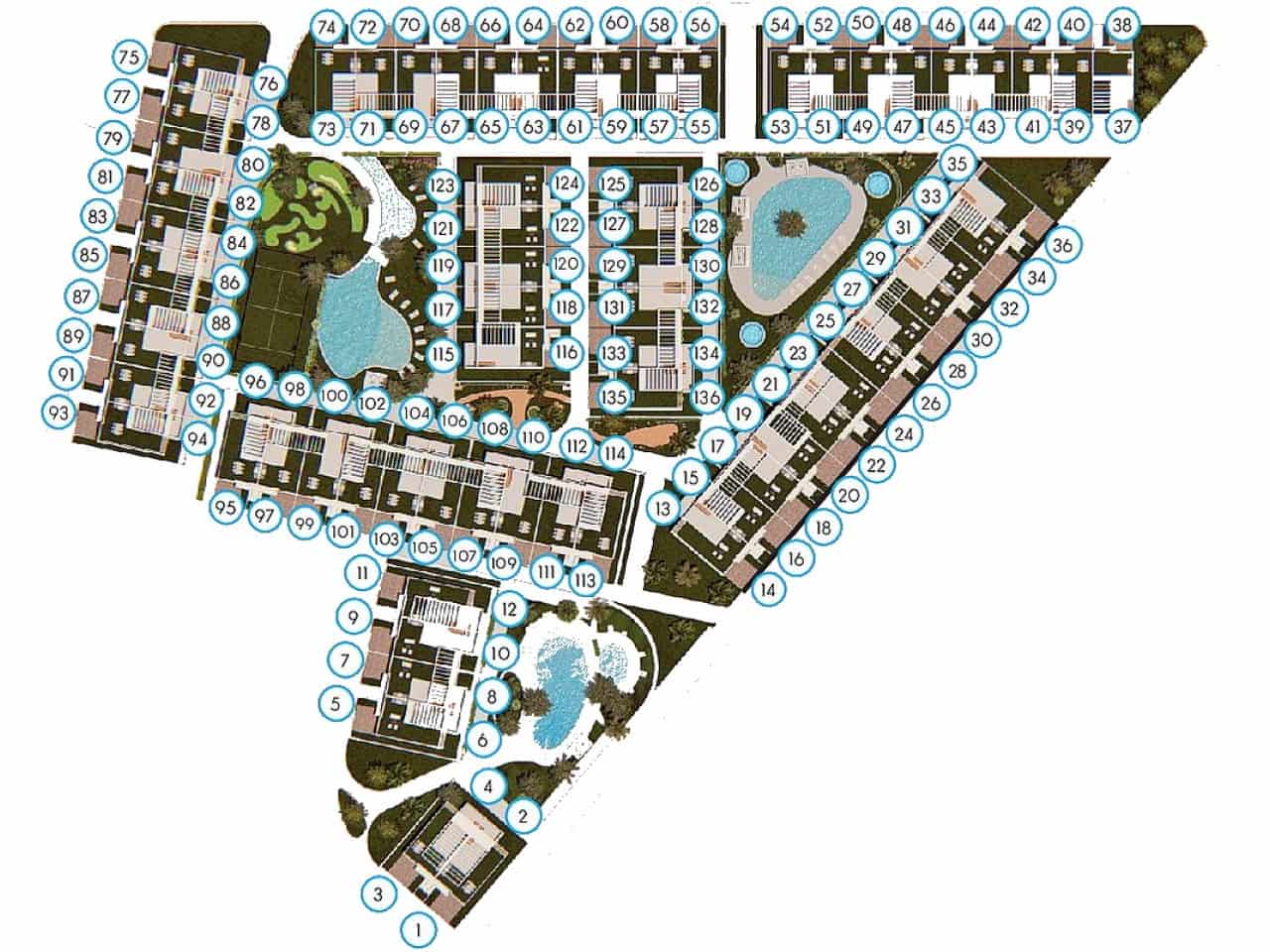 2 makuuhuone Rivitalo myytävänä paikassa Los Balcones mukana uima-altaan - 329 900 € (Ref: 9319033)