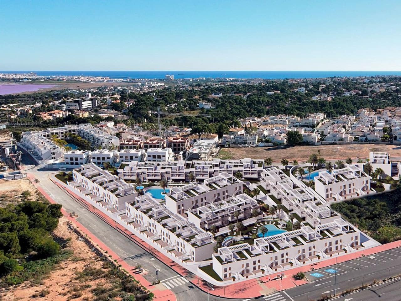 2 makuuhuone Rivitalo myytävänä paikassa Los Balcones mukana uima-altaan - 329 900 € (Ref: 9319033)