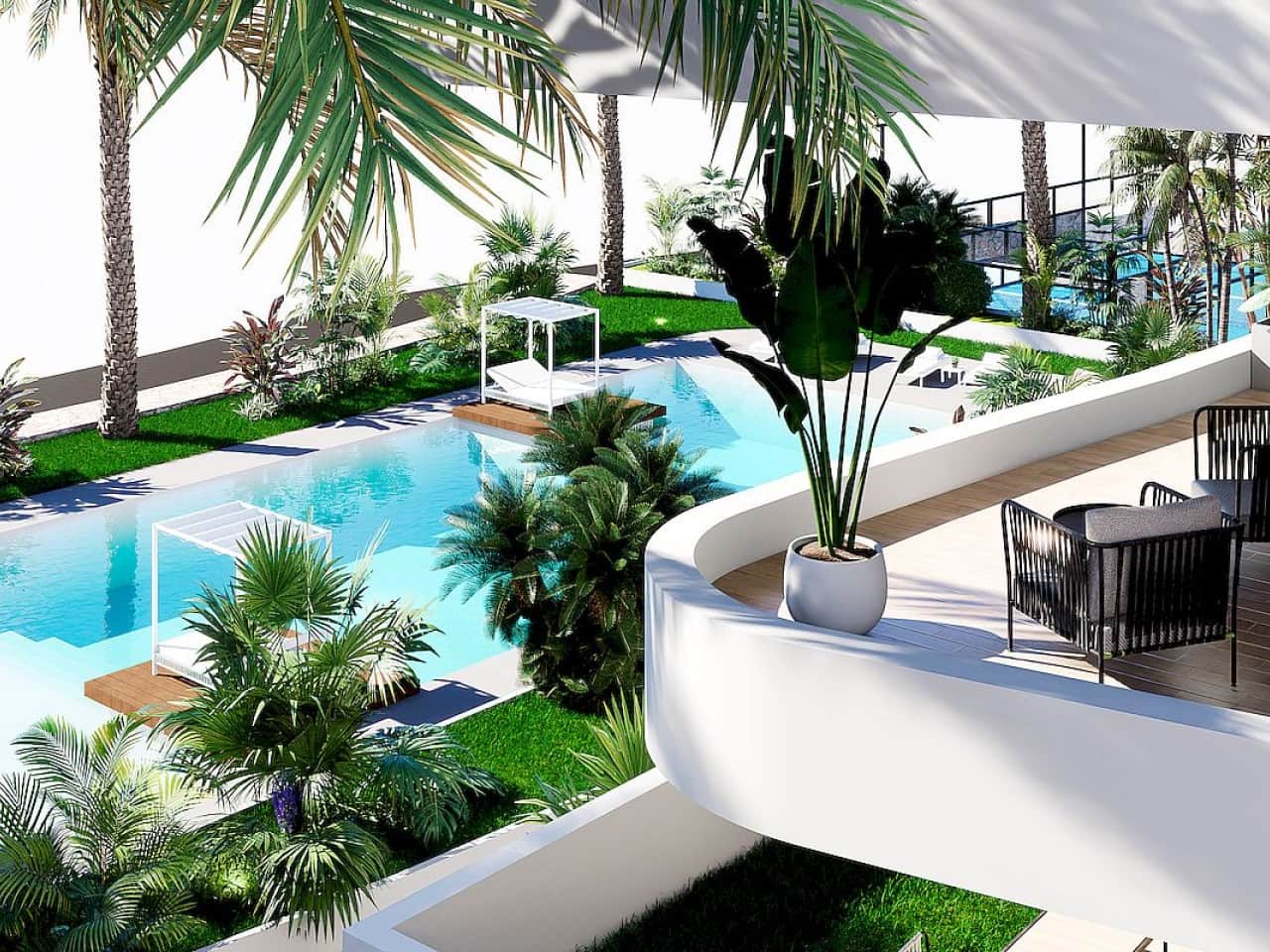 2 bedroom Penthouse for sale in Benidorm with pool - € 369,900 (Ref: 9319034)