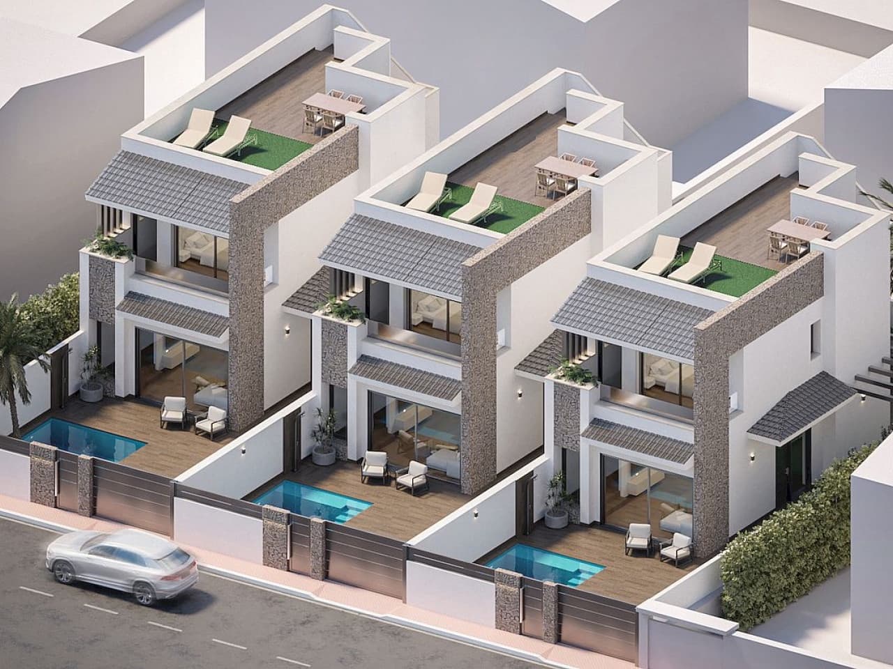 3 bedroom Villa for sale in San Pedro del Pinatar with pool - € 479,900 (Ref: 9319035)