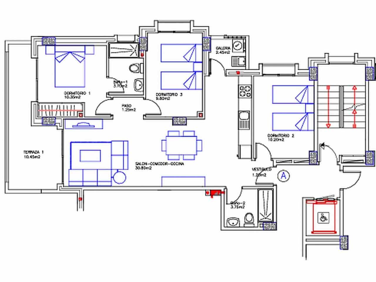 3 camera da letto Appartamento in vendita in La Manga del Mar Menor con piscina - 240.052 € (Rif: 9319036)