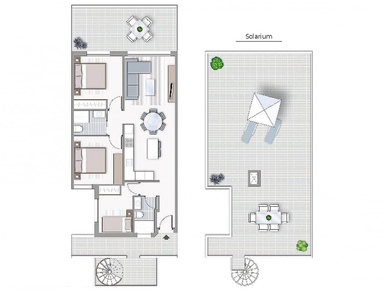 3 camera da letto Attico in vendita in Torrevieja con piscina - 495.000 € (Rif: 9319050)
