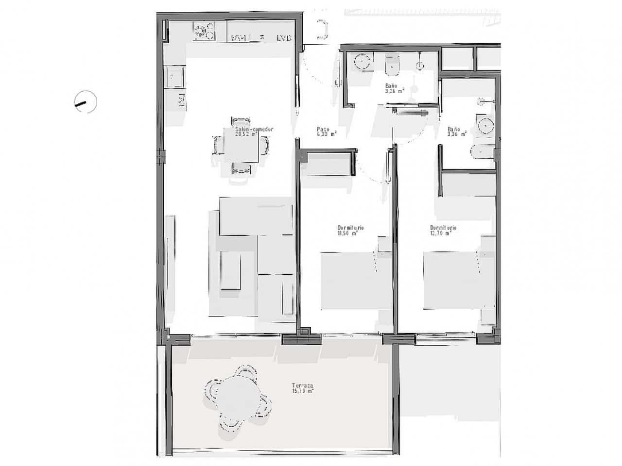3 soveværelse Lejlighed til salg i Aguilas med swimmingpool - € 288.000 (Ref: 9319052)