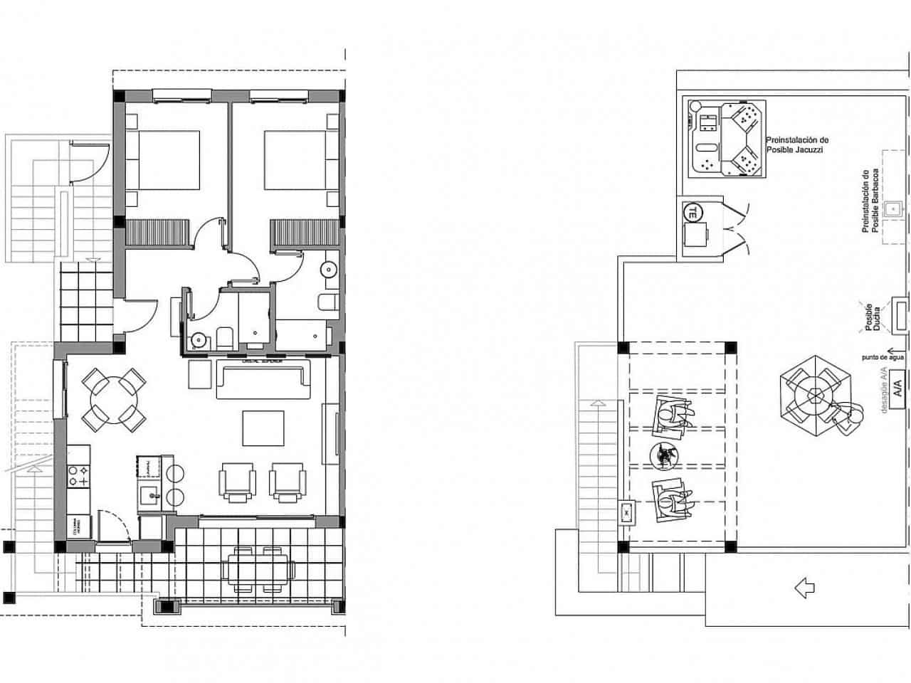 2 slaapkamer Rijtjeshuis te koop in Pueblo Bravo met zwembad - € 314.000 (Ref: 9319065)