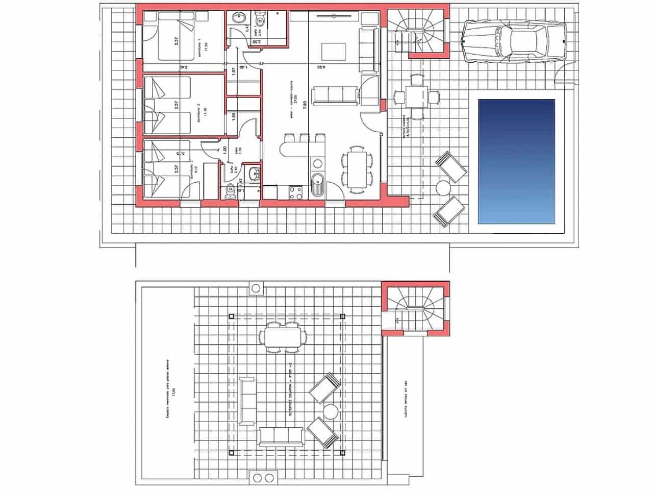 3 sovrum Villa till salu i Fuente Alamo de Murcia med pool - 379 845 € (Ref: 9319069)