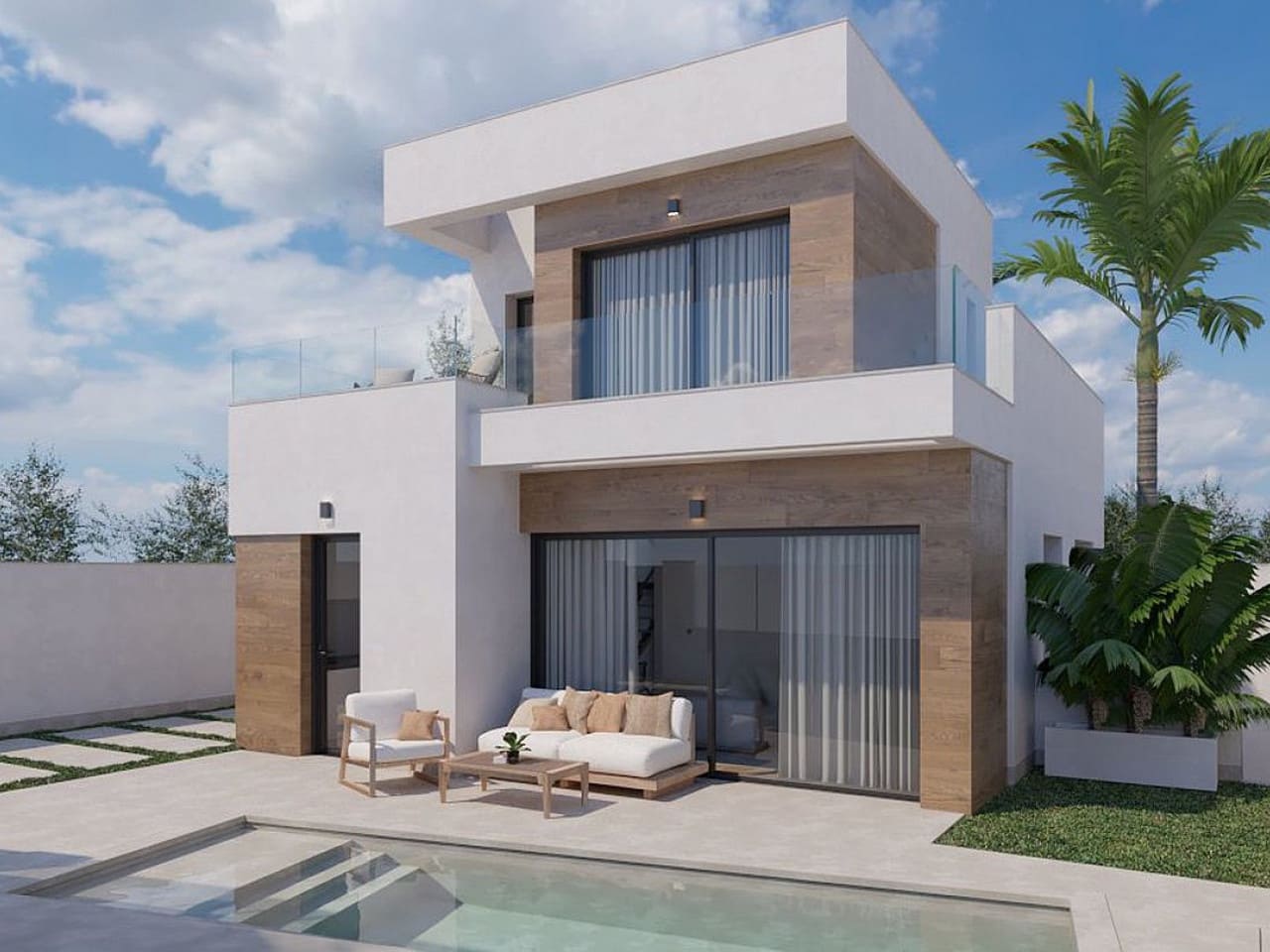 2 camera da letto Villa in vendita in Pilar de la Horadada con piscina - 490.000 € (Rif: 9319071)