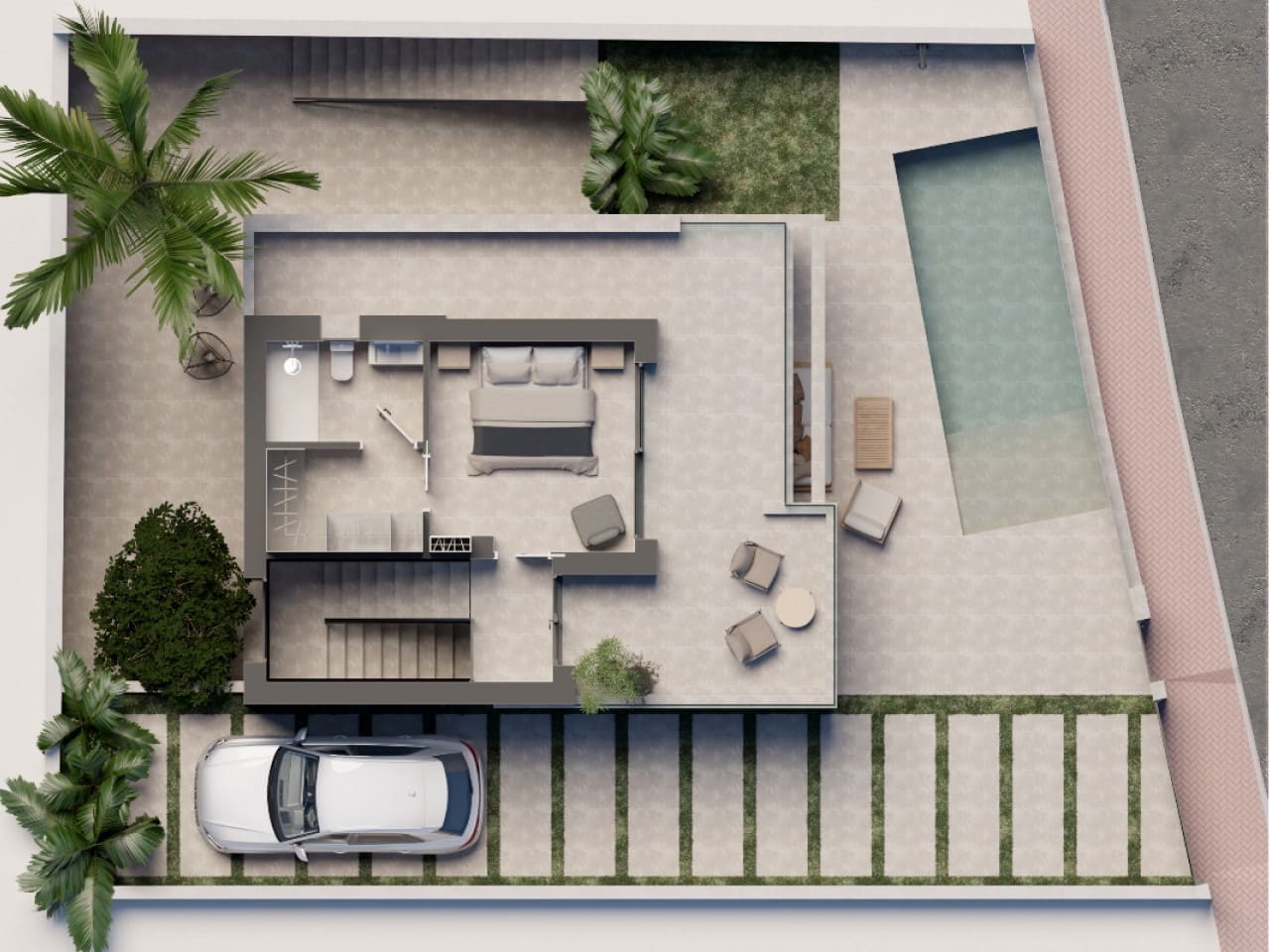 2 camera da letto Villa in vendita in Pilar de la Horadada con piscina - 490.000 € (Rif: 9319071)