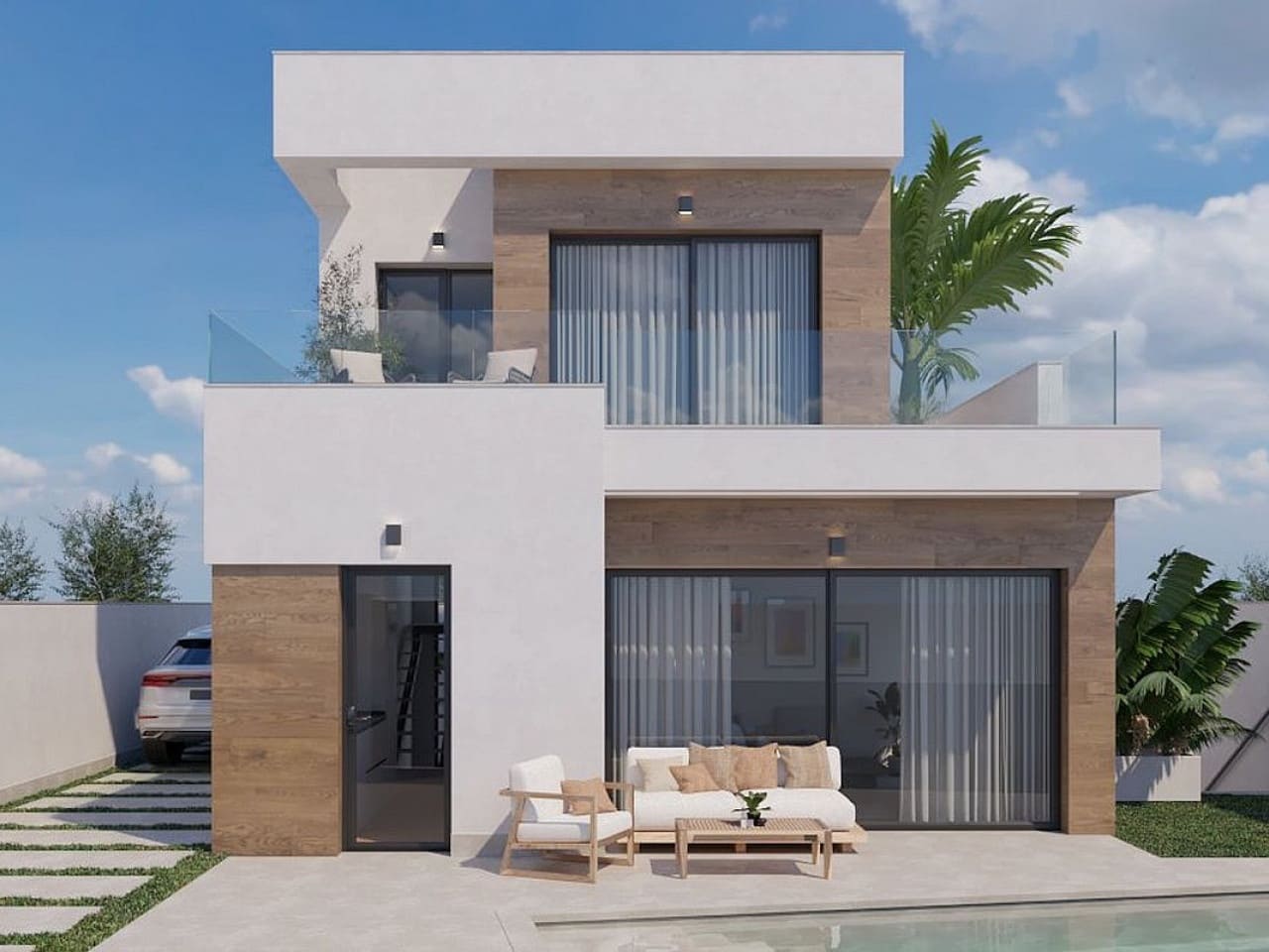 2 camera da letto Villa in vendita in Pilar de la Horadada con piscina - 490.000 € (Rif: 9319071)